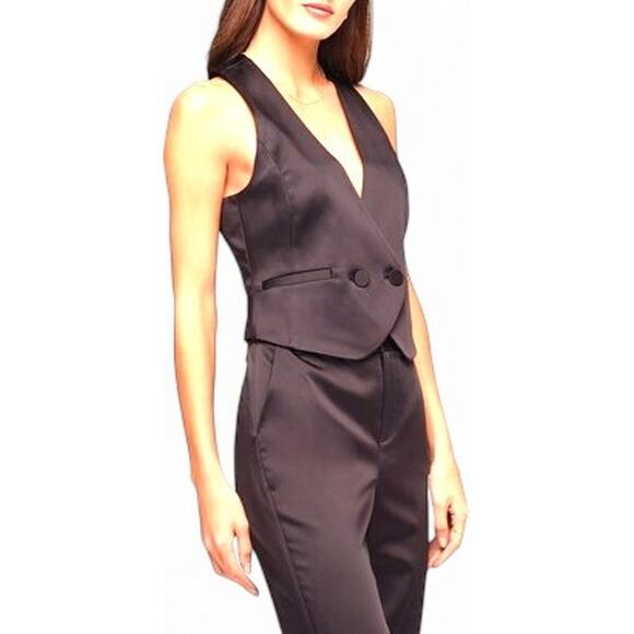 Jason W Pants - Luxury Designer Jason Wu | 2 | Matching Set Pants Vest Trouser Top Purple Outfit